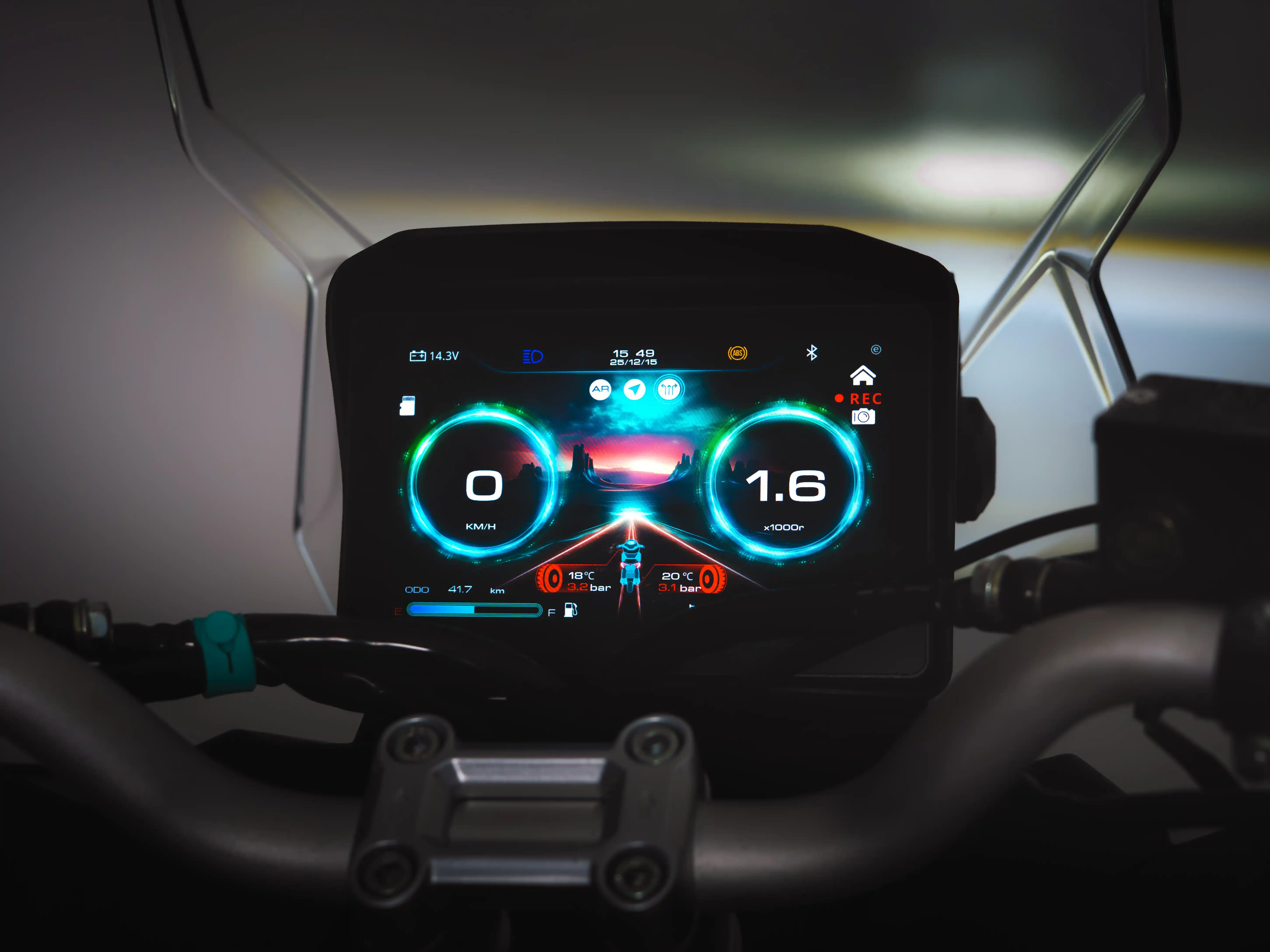Compteur TFT Tactile